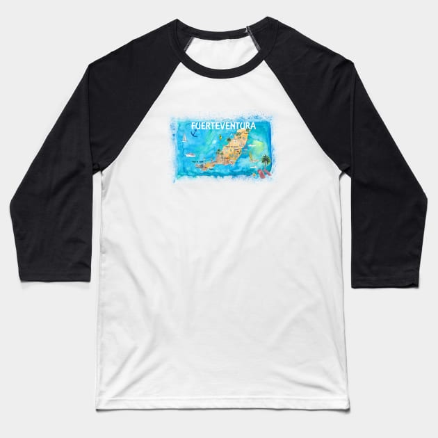 Fuerteventura, Canary Islands Baseball T-Shirt by artshop77